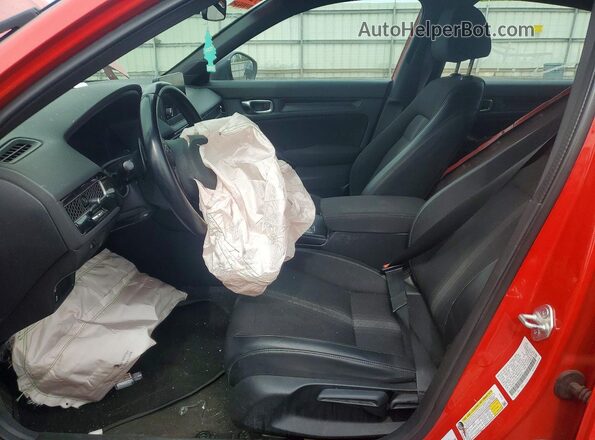 2HGFE2F53NH609033 2022 HONDA CIVIC Red Սալոնի դիմացի տեսք