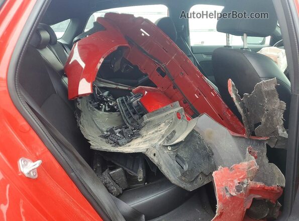 2HGFE2F53NH609033 2022 HONDA CIVIC Red Հետևի նստատեղերի տեսք