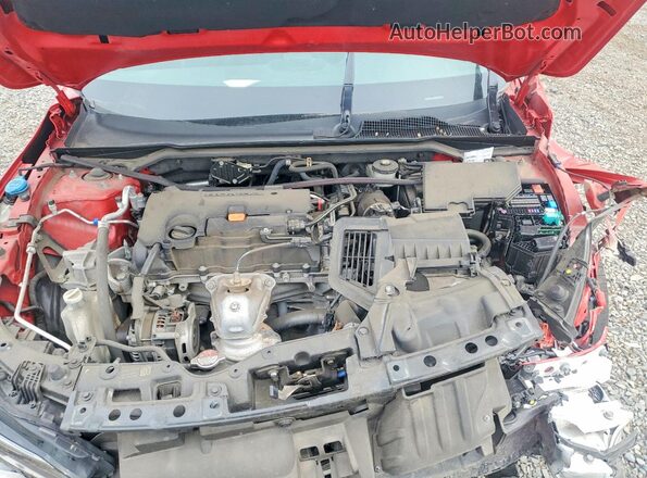 2HGFE2F53NH609033 2022 HONDA CIVIC Red Սալոնի հետևի տեսք