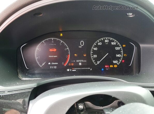 2HGFE2F53PH506651 2023 HONDA CIVIC Gray ხელსაწყოთა პანელის ხედი
