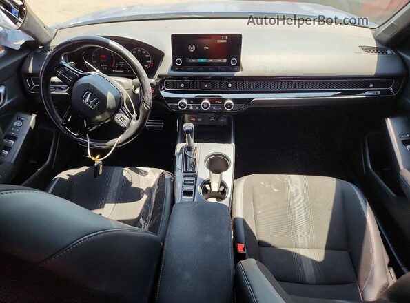 2HGFE2F53PH513017 2023 HONDA CIVIC Blue Dashboard view