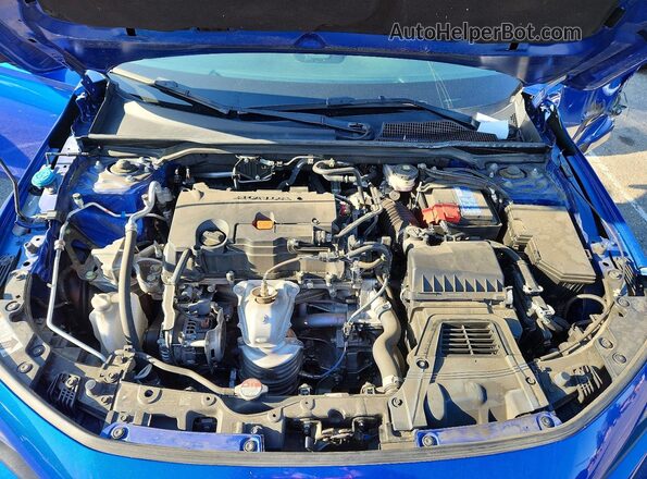 2HGFE2F53PH513017 2023 HONDA CIVIC Blue Rear interior view