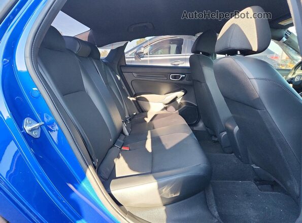 2HGFE2F53PH513017 2023 HONDA CIVIC Blue Rear seats view