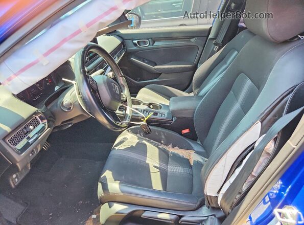 2HGFE2F53PH513017 2023 HONDA CIVIC Blue Front interior view