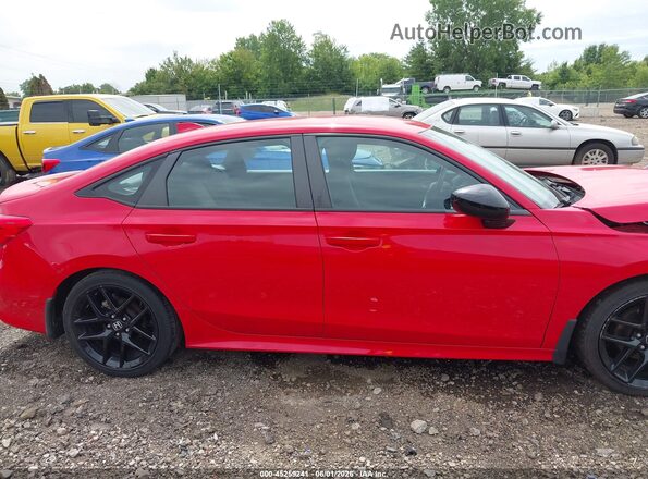 2HGFE2F53PH529542 2023 HONDA CIVIC Red Սալոնի հետևի տեսք