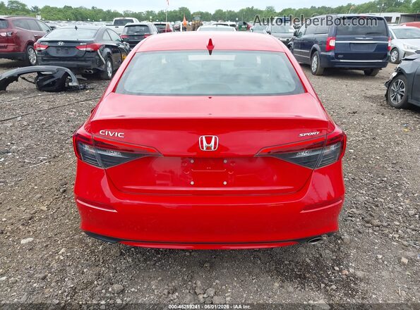2HGFE2F53PH529542 2023 HONDA CIVIC Red 