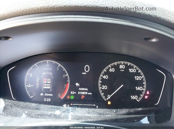 2HGFE2F53PH533798 2023 HONDA CIVIC White Widok tylnych siedzeń