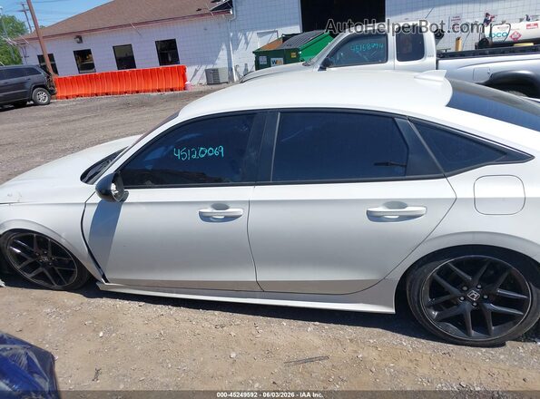 2HGFE2F53PH533798 2023 HONDA CIVIC White Widok wnętrza 360 stopni
