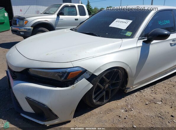 2HGFE2F53PH533798 2023 HONDA CIVIC White Widok z przodu