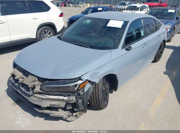 2HGFE2F53PH546695 2023 HONDA CIVIC Gray Front left