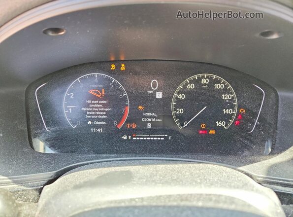 2HGFE2F53PH554196 2023 HONDA CIVIC Silver Instrument cluster view