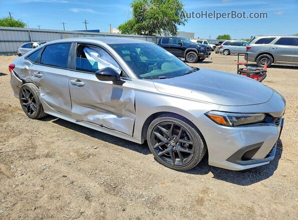 2HGFE2F53PH554196 2023 HONDA CIVIC Silver Front right