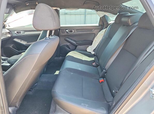 2HGFE2F53PH554196 2023 HONDA CIVIC Silver Rear seats view