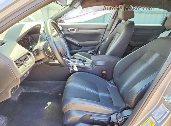 2HGFE2F53PH554196 2023 HONDA CIVIC Silver Front interior view
