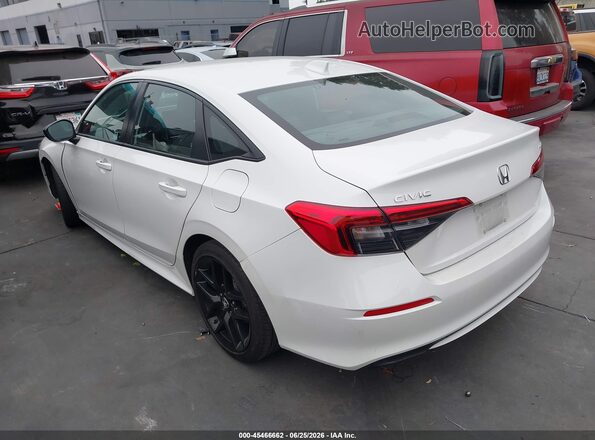 2HGFE2F53RH565167 2024 HONDA CIVIC White Rear left