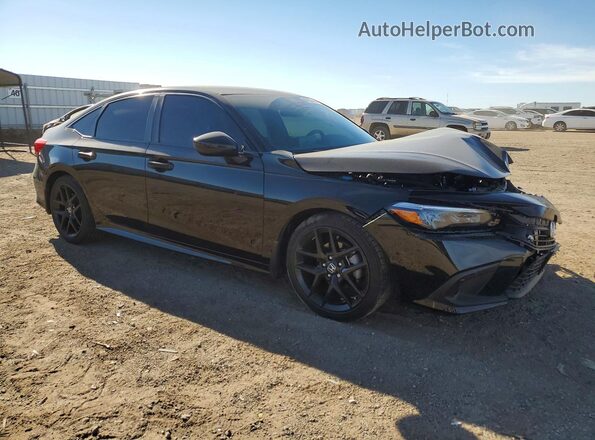 2HGFE2F53RH569316 2024 HONDA CIVIC Черный Передняя правая четверть