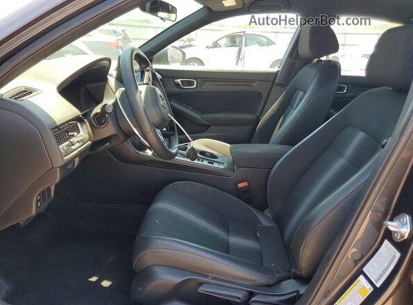 2HGFE2F53RH586214 2024 HONDA CIVIC Gray Вид салону спереду