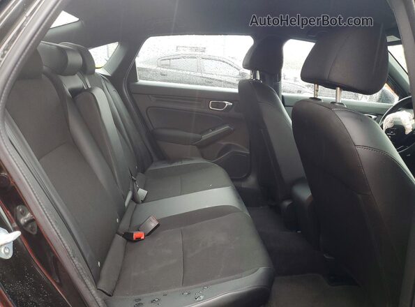2HGFE2F53SH525306 2025 HONDA CIVIC Black Հետևի նստատեղերի տեսք