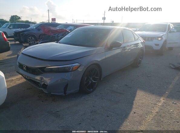 2HGFE2F53SH531316 2025 HONDA CIVIC Gray Przód lewy