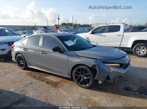 2HGFE2F53SH531316 2025 HONDA CIVIC Gray Widok wnętrza z tyłu