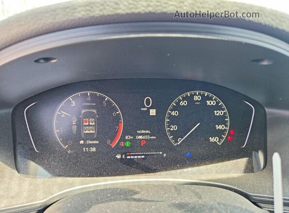 2HGFE2F53SH533549 2025 HONDA CIVIC Gray Instrument cluster view