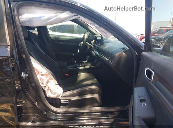 2HGFE2F53SH558970 2025 HONDA CIVIC Black Вид салону спереду
