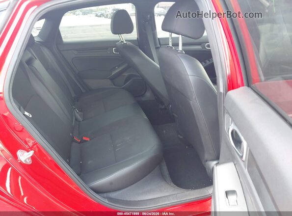 2HGFE2F53SH605365 2025 HONDA CIVIC Red Vista de la etiqueta del VIN