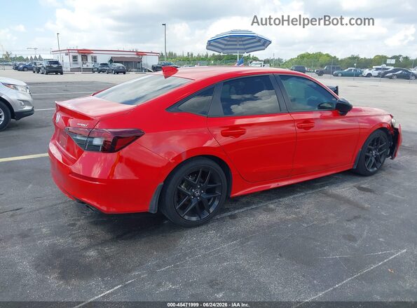 2HGFE2F53SH605365 2025 HONDA CIVIC Red Trasero derecho