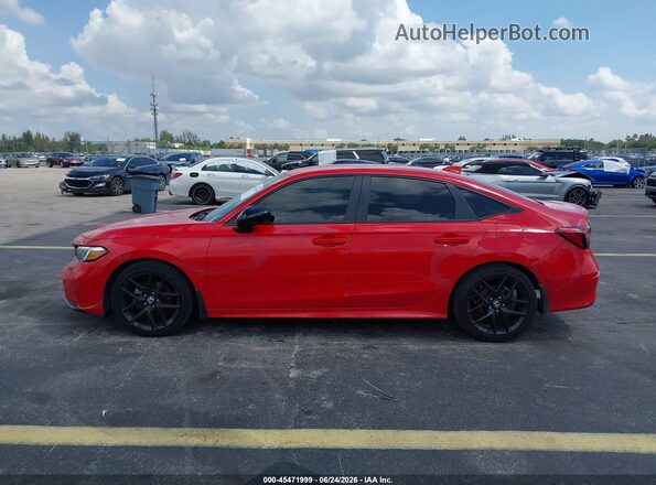 2HGFE2F53SH605365 2025 HONDA CIVIC Red Vista interior de 360 grados