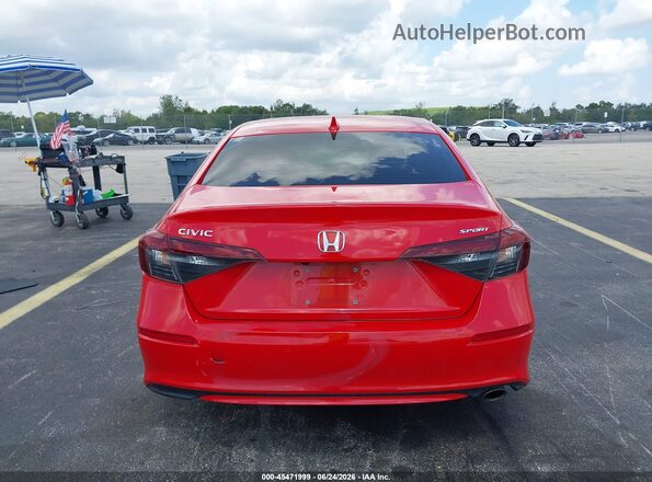 2HGFE2F53SH605365 2025 HONDA CIVIC Red 