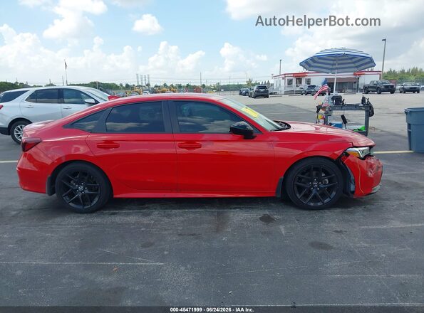 2HGFE2F53SH605365 2025 HONDA CIVIC Red Vista interior trasera