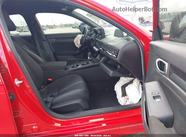 2HGFE2F53SH605365 2025 HONDA CIVIC Red Vista interior delantera