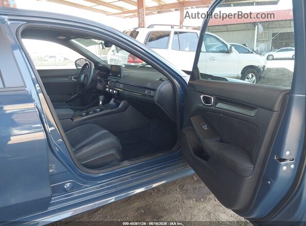 2HGFE2F53TH534489 2026 HONDA CIVIC Blue Widok wnętrza z przodu