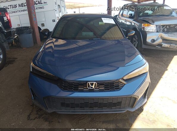 2HGFE2F53TH571347 2026 HONDA CIVIC Blue Instrument cluster view