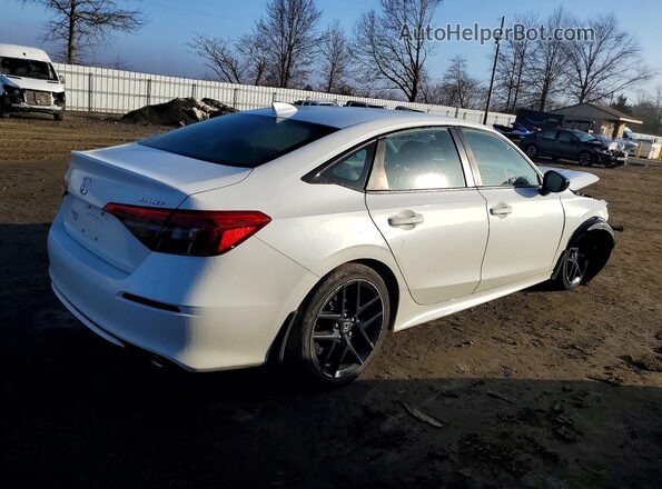 2HGFE2F54NH502279 2022 HONDA CIVIC White Задня права чверть