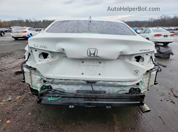 2HGFE2F54NH508440 2022 HONDA CIVIC White Widok z tyłu