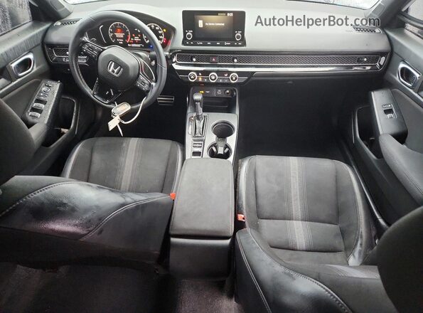 2HGFE2F54NH508440 2022 HONDA CIVIC White Widok deski rozdzielczej