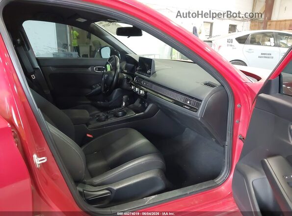 2HGFE2F54NH526114 2022 HONDA CIVIC Red Vista interior delantera