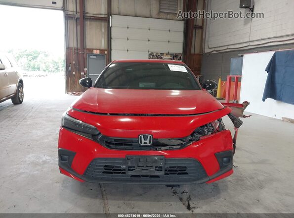 2HGFE2F54NH526114 2022 HONDA CIVIC Red Vista del cuadro de instrumentos