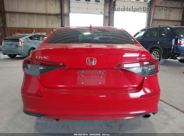 2HGFE2F54NH526114 2022 HONDA CIVIC Red 