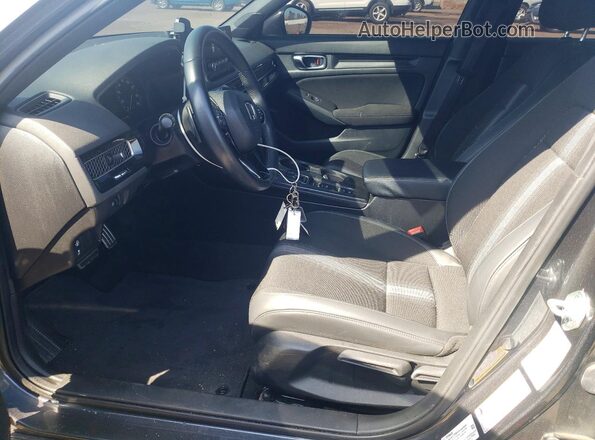 2HGFE2F54NH578441 2022 HONDA CIVIC Charcoal Widok wnętrza z przodu