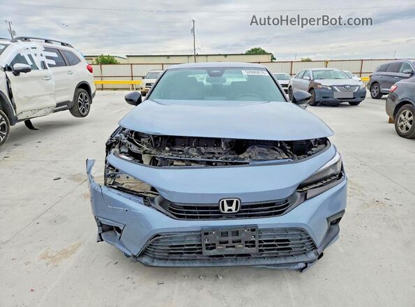 2HGFE2F54NH580156 2022 HONDA CIVIC Gray Vista frontal