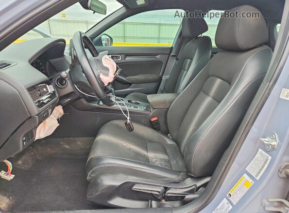 2HGFE2F54NH580156 2022 HONDA CIVIC Gray Vista interior delantera