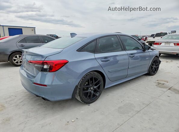 2HGFE2F54NH580156 2022 HONDA CIVIC Gray Trasero derecho