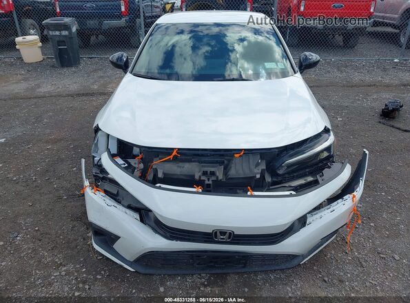 2HGFE2F54NH595238 2022 HONDA CIVIC White უკანა სალონის ხედი