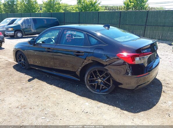 2HGFE2F54NH599841 2022 HONDA CIVIC Black Tył lewy