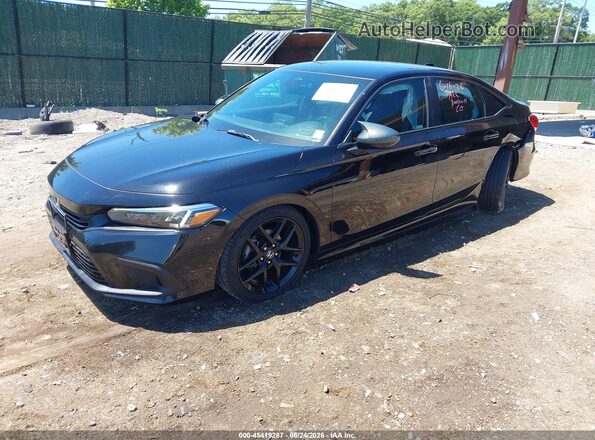 2HGFE2F54NH599841 2022 HONDA CIVIC Black Przód lewy