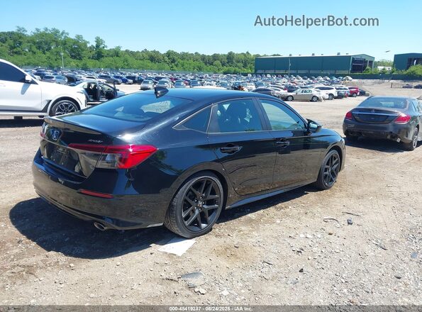 2HGFE2F54NH599841 2022 HONDA CIVIC Black Tył prawy