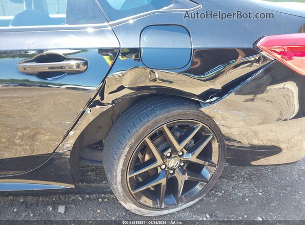 2HGFE2F54NH599841 2022 HONDA CIVIC Black Widok z przodu