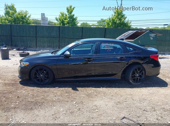 2HGFE2F54NH599841 2022 HONDA CIVIC Black Widok wnętrza 360 stopni